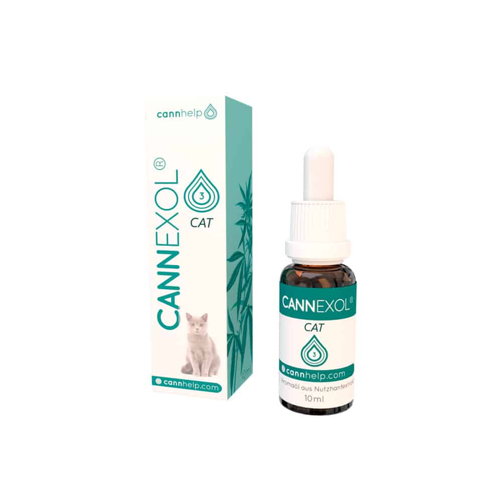 Cannhelp Cannexol Cat 3% CBD Öl für Katzen - speziell für Katzen ohne Terpene