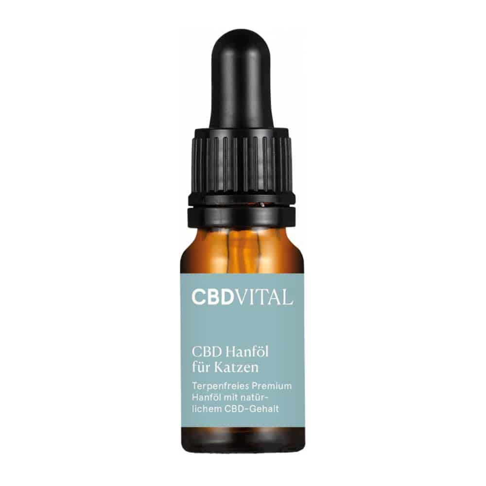 CBD Vital Katze - BIO Hanföl Tropfen CBD für Katzen 10ml / 20ml - 10 ml