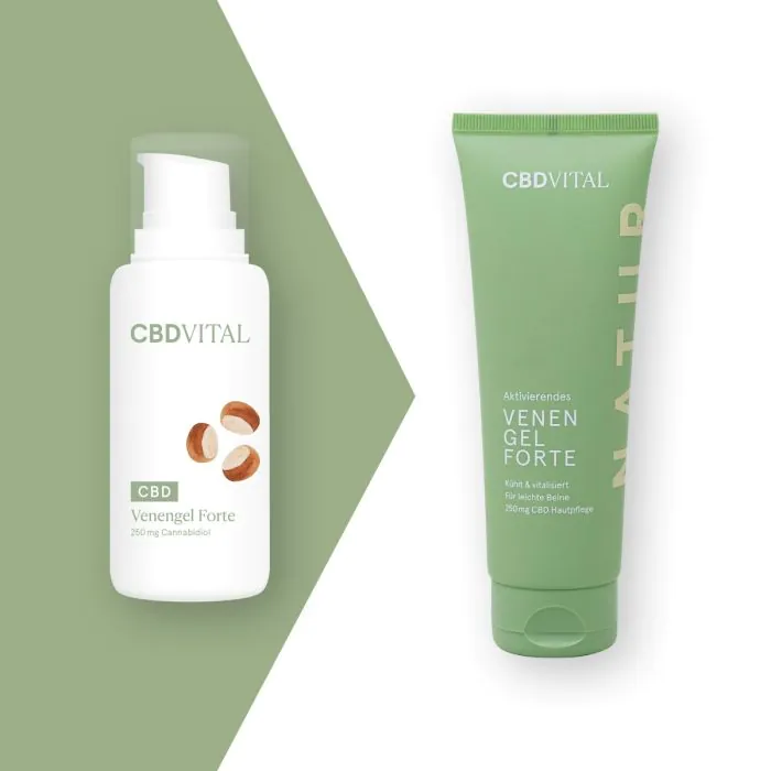 CBD VITAL Venengel Forte - kühlendes CBD Vengel 250mg 100ml
