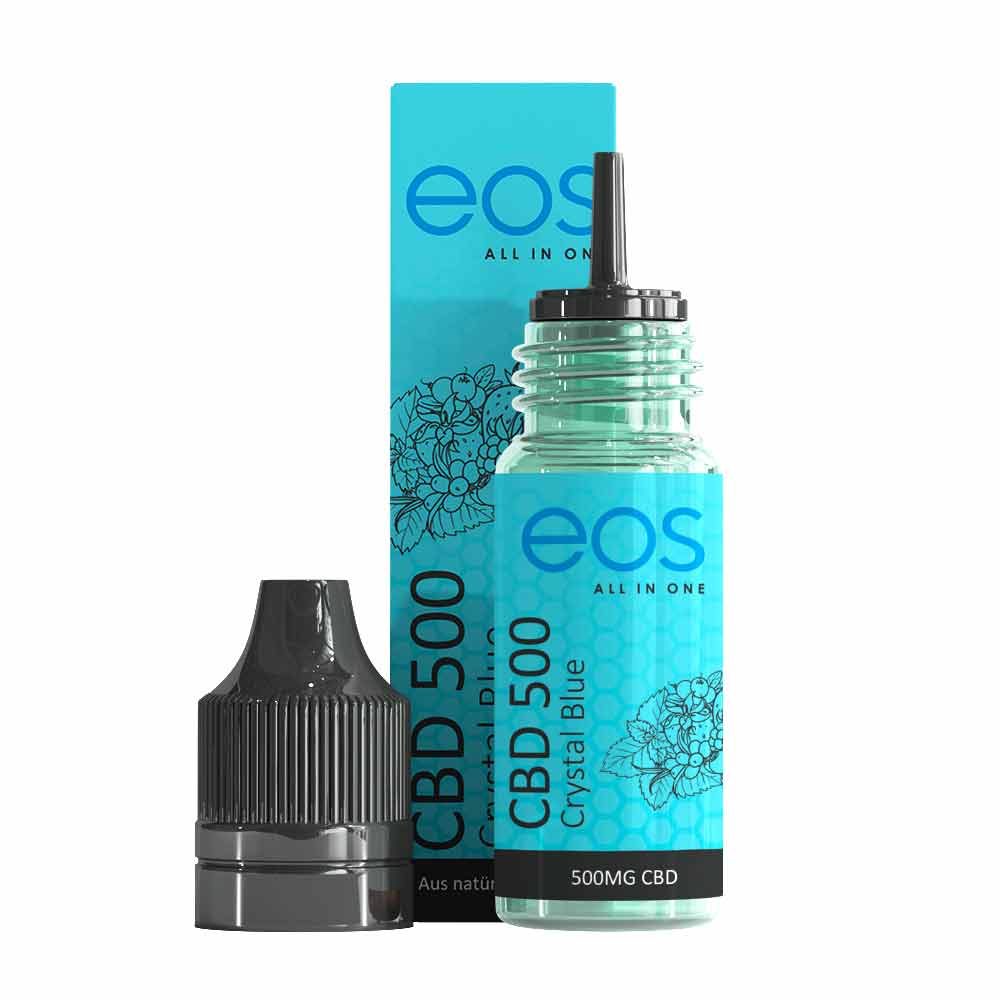 eos CBD Liquid 500mg - nach Wahl - Crystal Blue