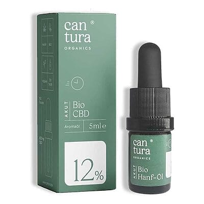 Cantura Akut 12 BIO CBD Öl - 12% CBD Öl - 5 ml/10 ml - 5 ml