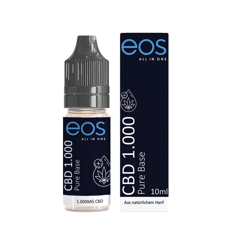 eos Pure Base CBD Liquid 1000mg 10 ml