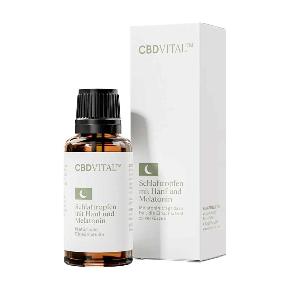 CBD VITAL Hanf und Melatonin Schlaftropfen