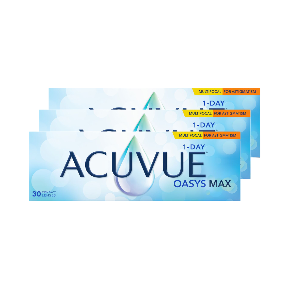 Acuvue Oasys Max 1-Day Multifocal for Astigmatism 90 | Kontaktlinsen