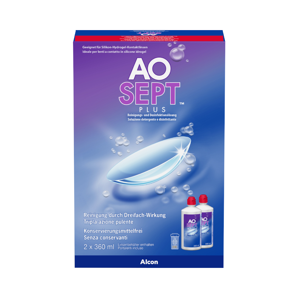 Aosept Plus 2 x 360ml | Pflegemittel