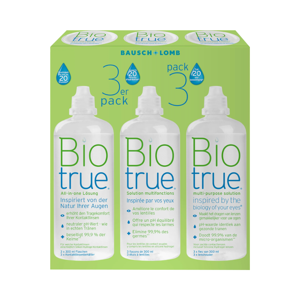 Biotrue All-in-one 3x300ml  | Pflegemittel