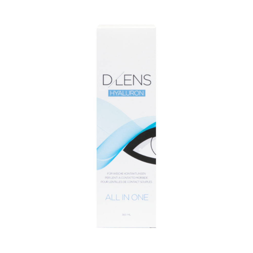 Dlens All in One mit Hyaluron 360ml  | Pflegemittel