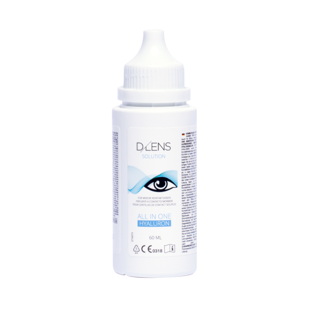 Dlens All in One mit Hyaluron - 60ml | Pflegemittel