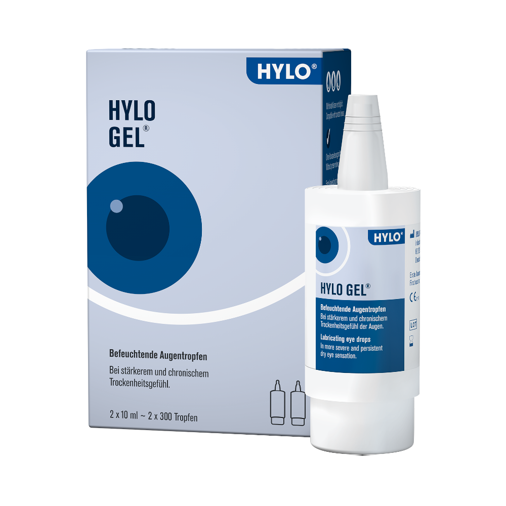 Hylo Gel Augentropfen 2 x 10 ml | Augentropfen