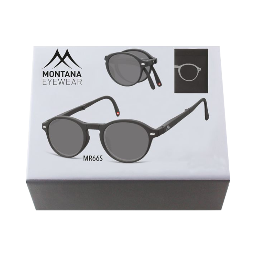 Montana Eyewear Sonnen-Lesebrille Bali black Box66s | Lesebrillen