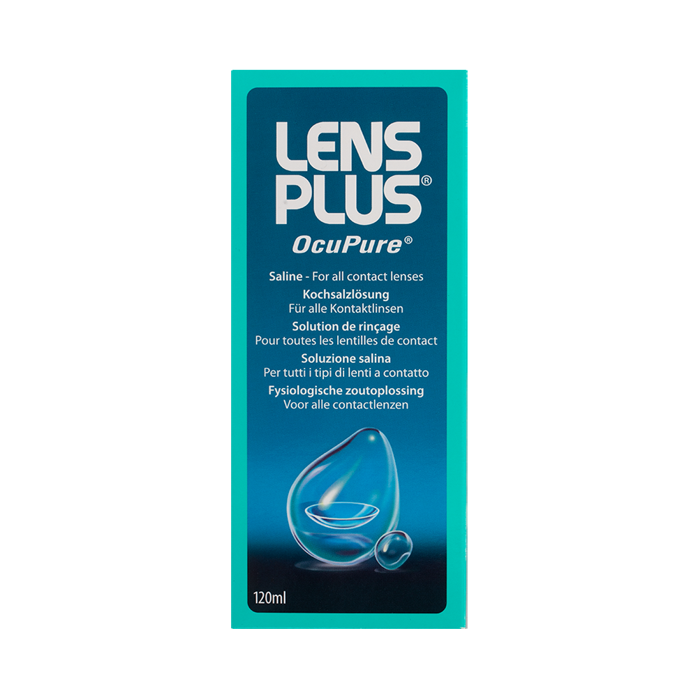Lens Plus OcuPure 120ml | Kochsalzloesungen