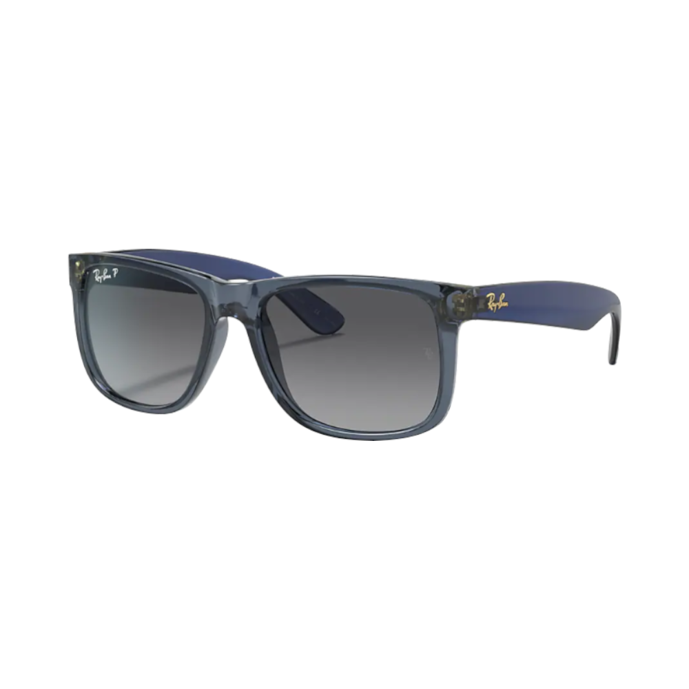 Ray-Ban Justin Rb4165 blau transparent / grau Pol M | Sonnenbrillen