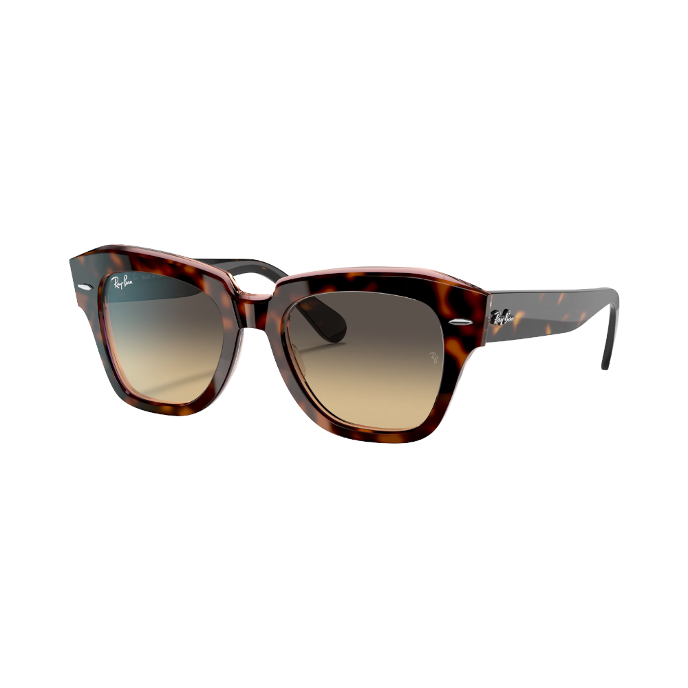 Ray-Ban State Street Braun auf Havanna/Rosa S | Sonnenbrillen