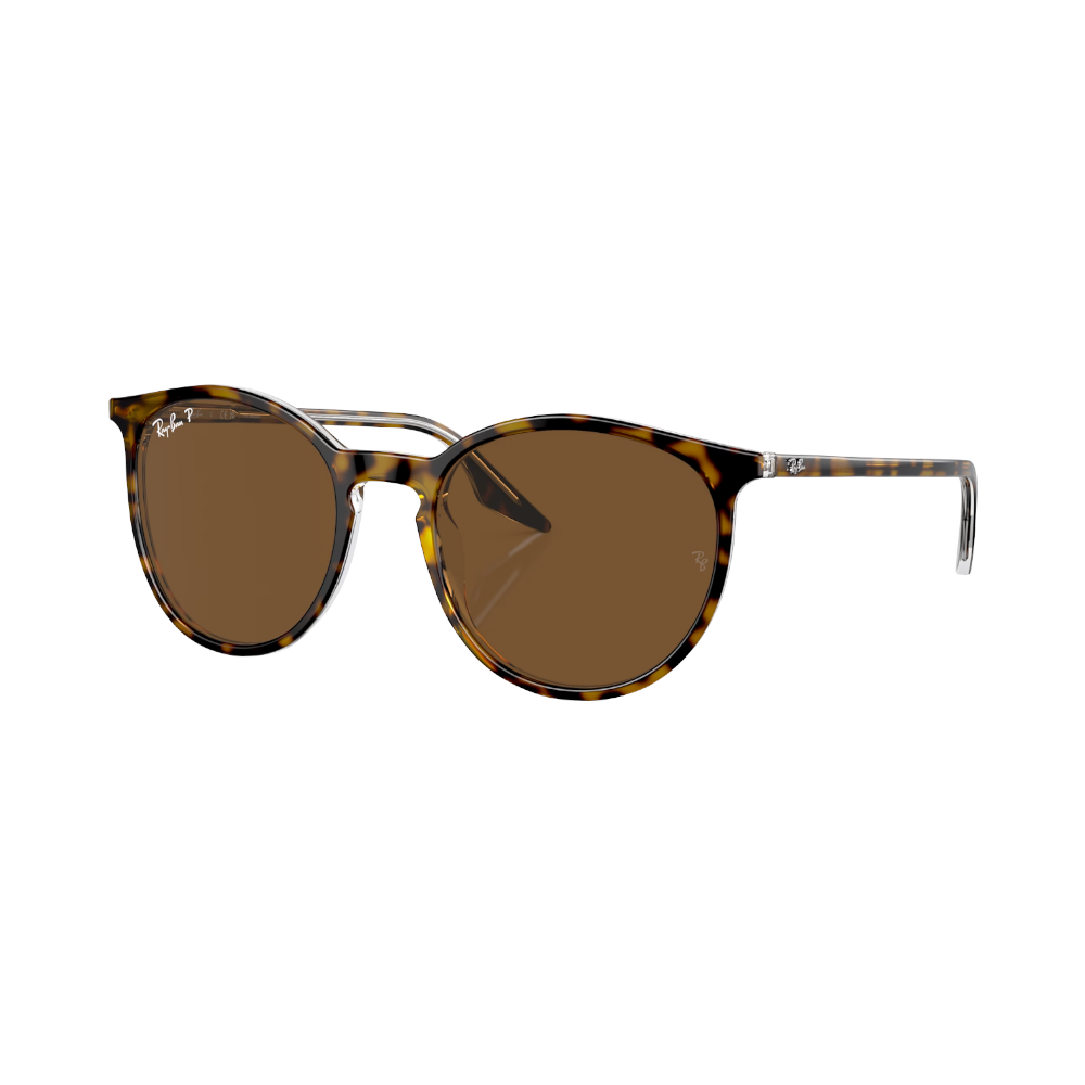Ray-Ban Rb2204 Braun polarisiert, Havanna/Transparent M | Sonnenbrillen