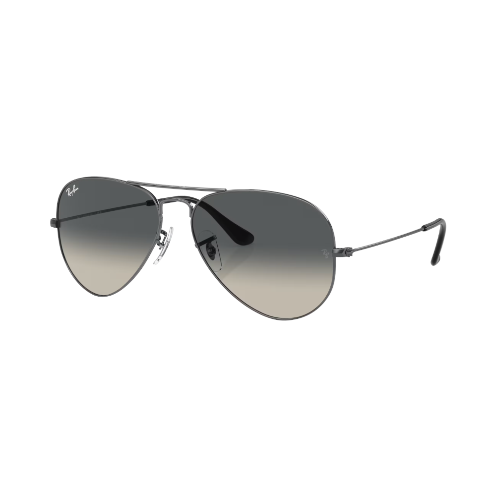 Ray-Ban Aviator Large Metal Grau auf Gunmetal L | Sonnenbrillen