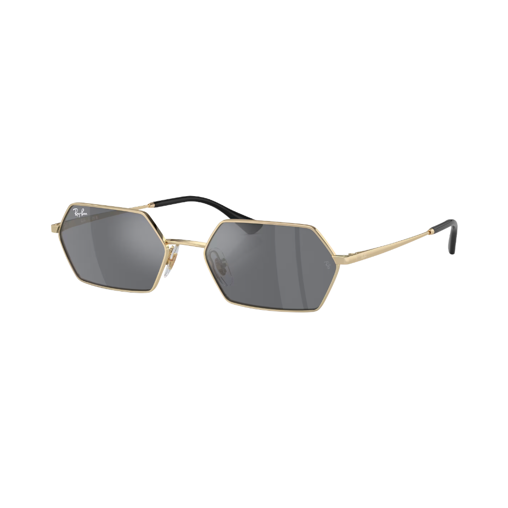 Ray-Ban Yevi Dunkelgrau auf Gold L | Sonnenbrillen