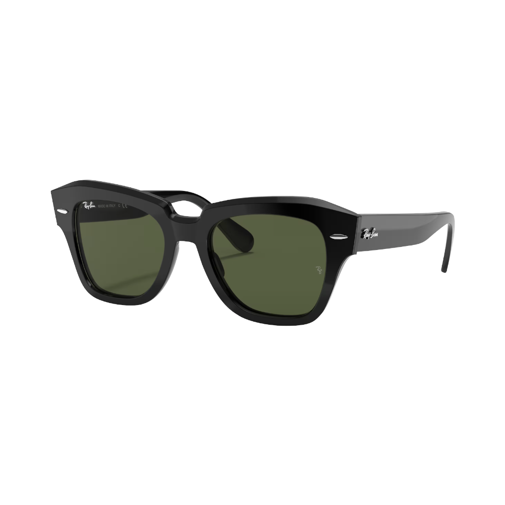 Ray-Ban State Street Grün auf Schwarz S | Sonnenbrillen
