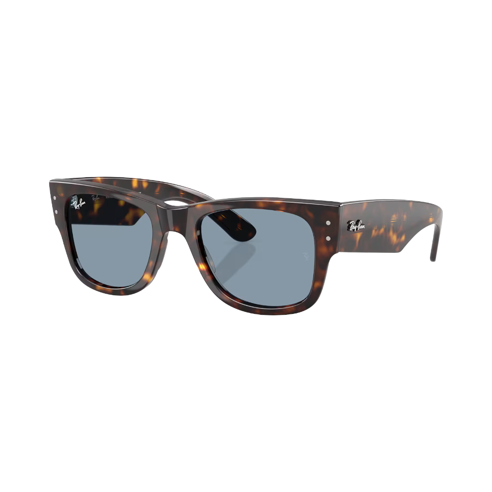 Ray-Ban Mega Wayfarer Rb0840s Havanna / Blau S | Sonnenbrillen