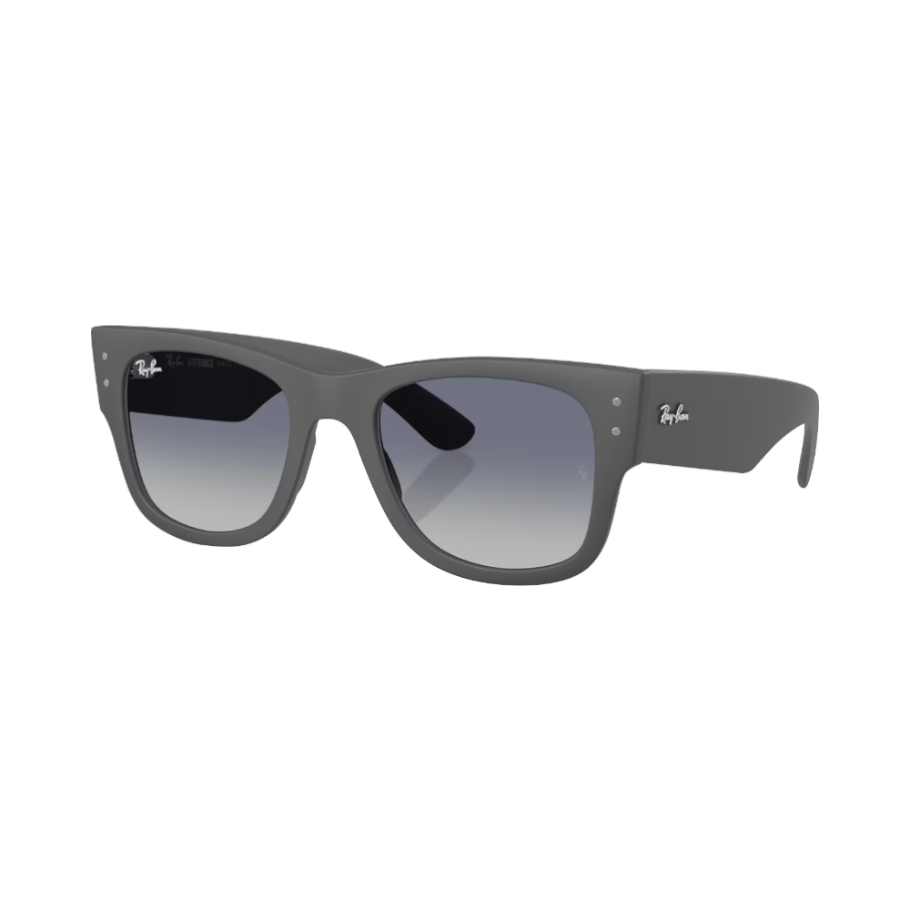 Ray-Ban Mega Wayfarer Liteforce Rb4840s sandgrau / grau, blau S | Sonnenbrillen