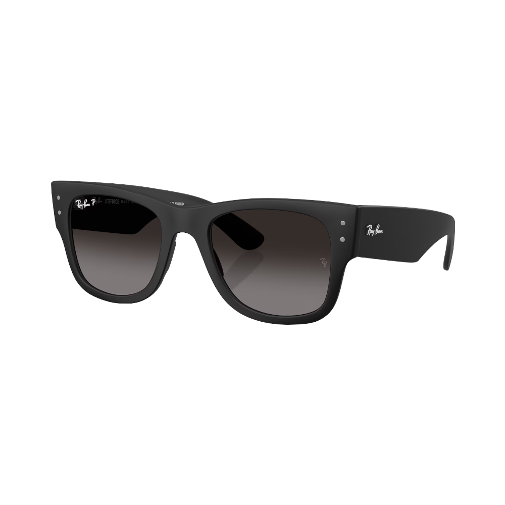 Ray-Ban Mega Wayfarer Liteforce Rb4840s sand schwarz / grau Pol S | Sonnenbrillen