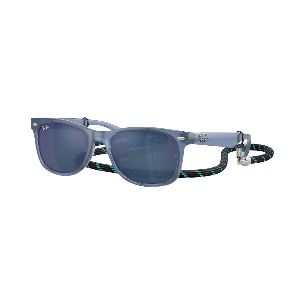 Ray-Ban Junior New Wayfarer Rj9052s opalblau / blau Xs | Sonnenbrillen