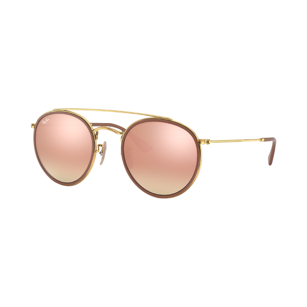 Ray-Ban Round Double Bridge Rb3647n 001/7o 51-22 | Sonnenbrillen