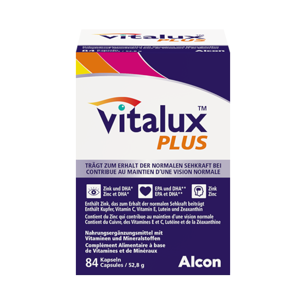 Vitalux Plus 84 Kapseln | Augentropfen
