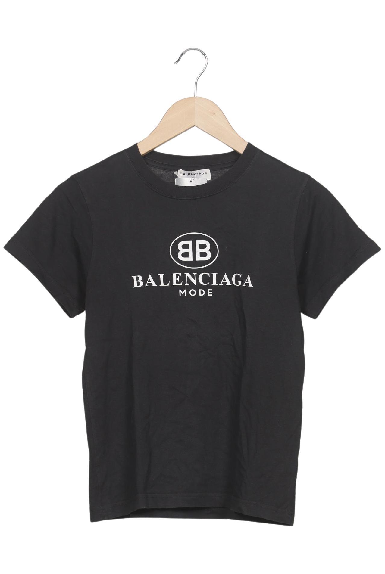 Balenciaga Damen T-Shirt, Schwarz, Gr. S