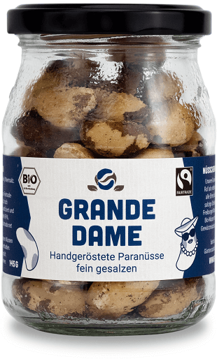 Paranüsse Grande Dame gesalzen im Glas