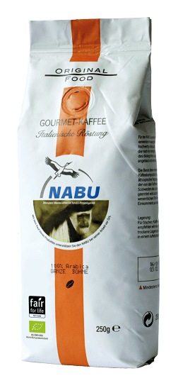 Nabu Kaffee italienische Röstung 250g ganze Bohne