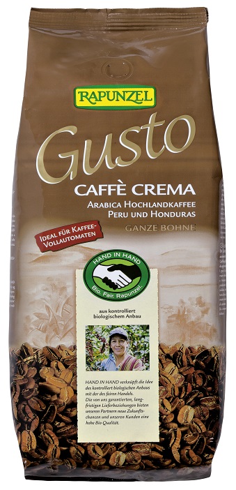 Rapunzel Gusto Caffè Crema ganze Bohne 1kg