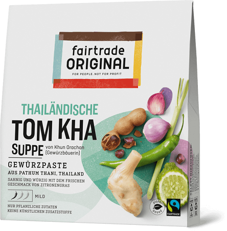 Thailändische Tom Kha Suppe