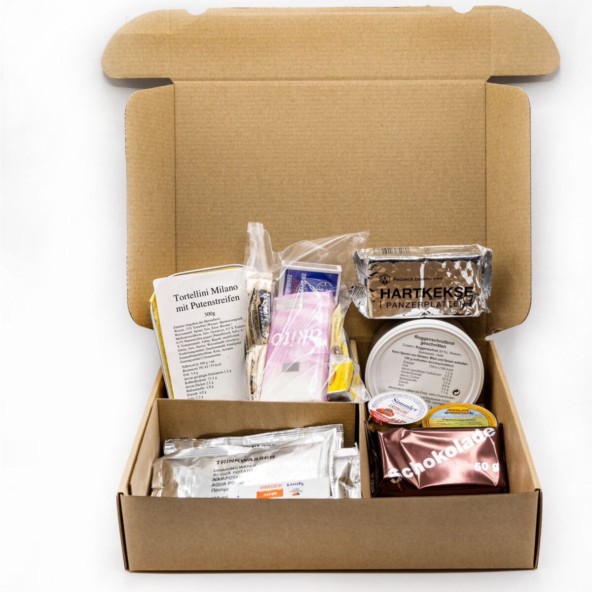 Bundeswehr EPa Typ III - Tagesration - Tortellini Milano mit Putenstreifen