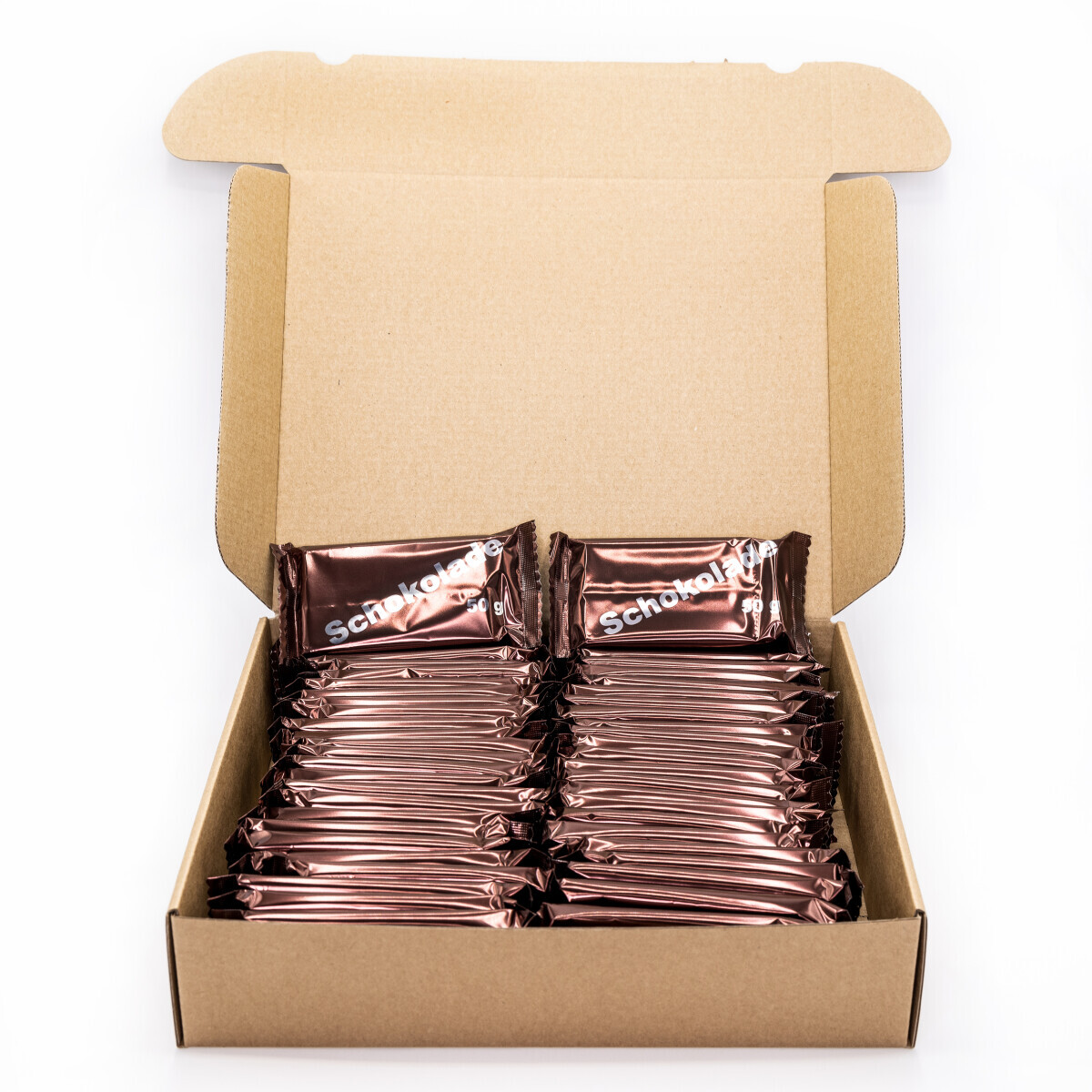 50 x 50 g BW-Schokolade, Original Bundeswehr Produktion