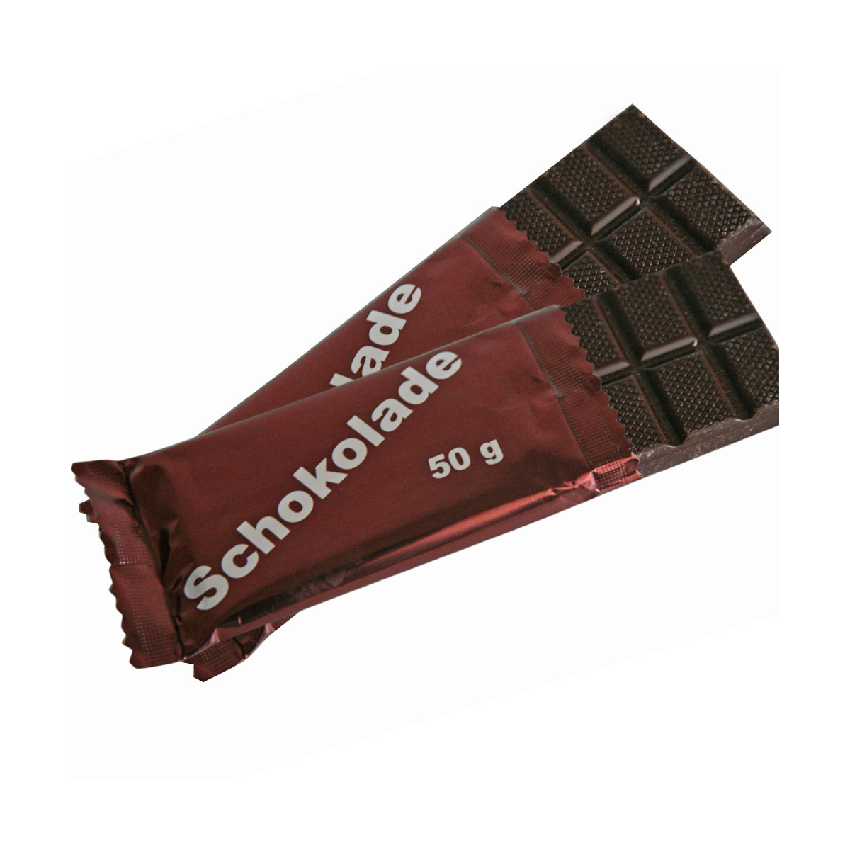 2 x 50 g BW-Schokolade, aus original Bundeswehr-Produktion