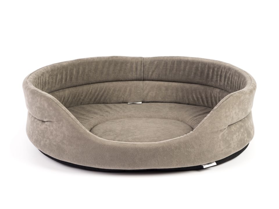 FERA Hundebett oval grau L 66x55x17 cm