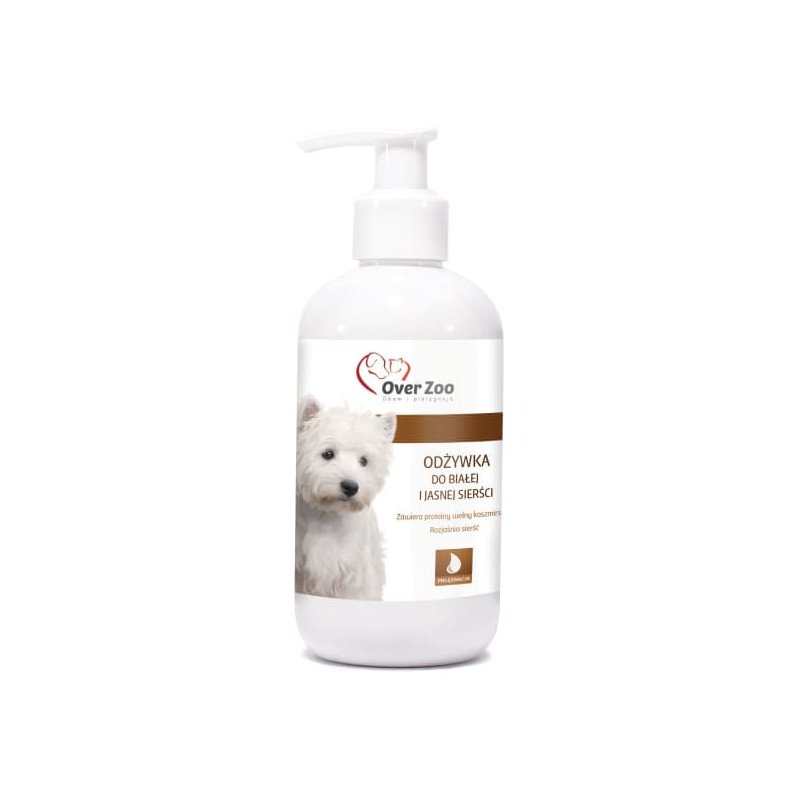 OVER ZOO Weißes Fellpflegemittel für Hunde 250 ml