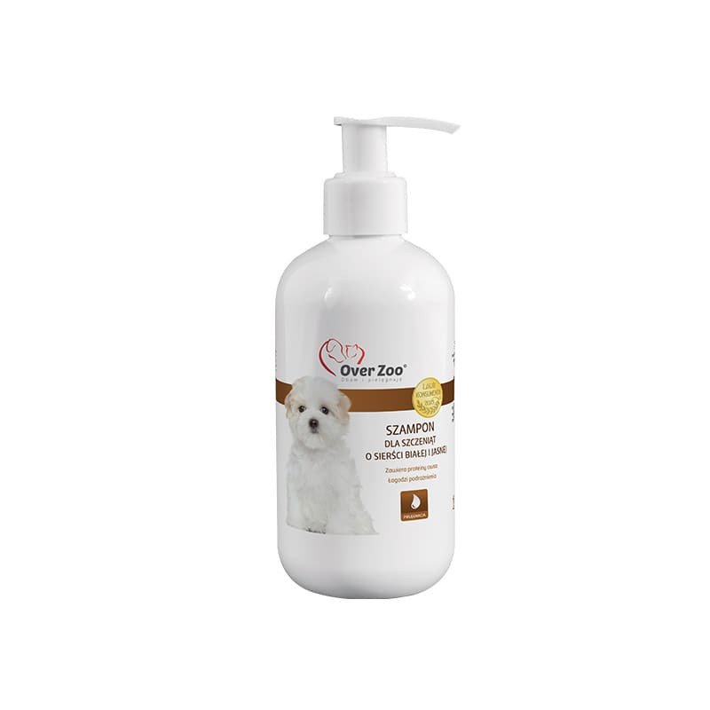OVER ZOO Weißes/helles Welpen-Shampoo 250 ml