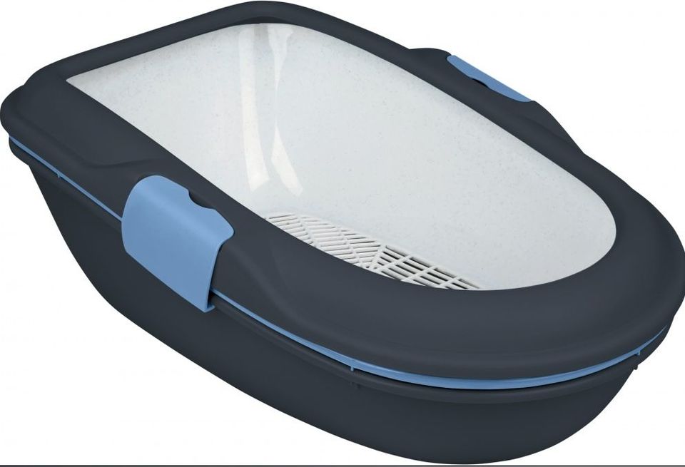 TRIXIE Katzentoilette Berto, 3tlg., mit Trennsystem 39 × 22 × 59 cm