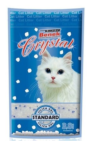 BENEK Super crystal Katzenstreu 3.8 l x 2 (7.6 l)