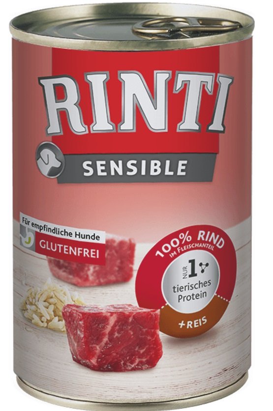 RINTI Sensible Rind + Reis 400 g
