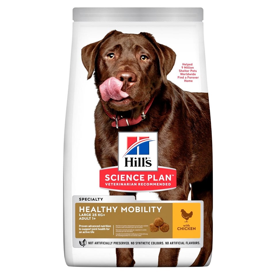HILL'S Science Plan Canine Adult Healthy Mobility Large breed Chicken 14 kg Futter für Hunde großer Rassen zur Unterstützung der Gelenke