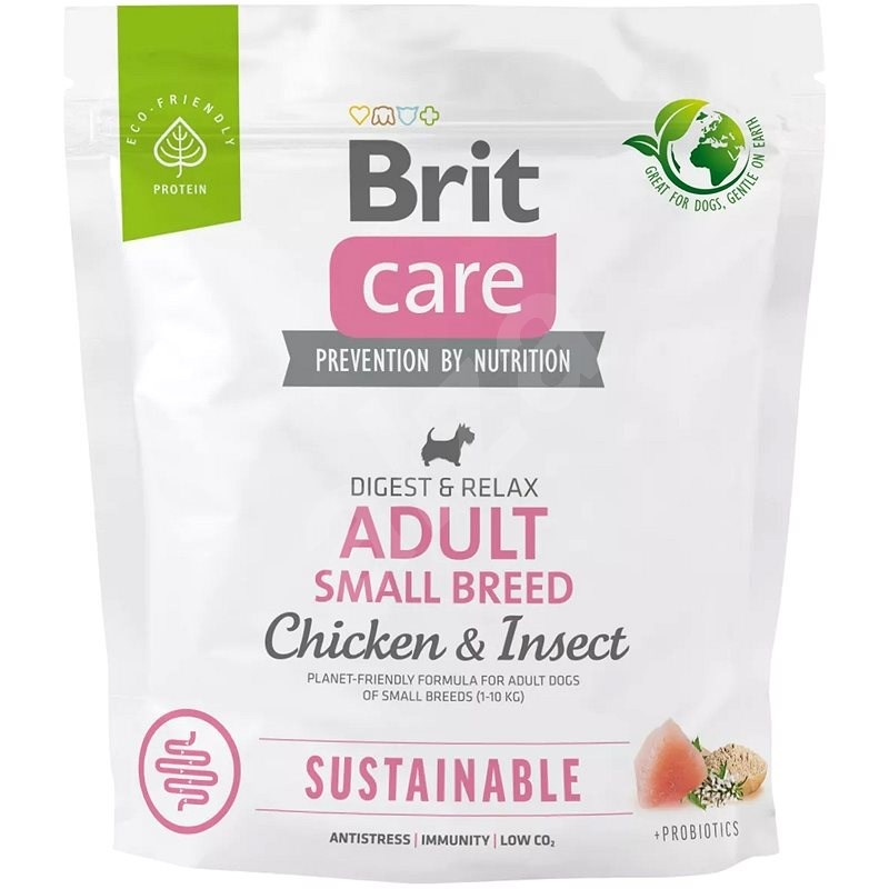 BRIT Care Sustainable Adult Small Breed mit Huhn und Insekten 1 kg