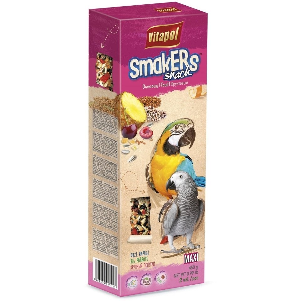 VITAPOL Fruit Smakers für große Papageien