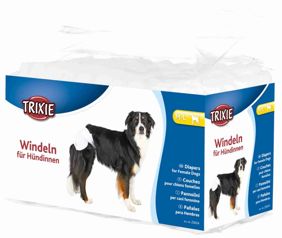 TRIXIE Windeln für Hündinnen M-L 12 St