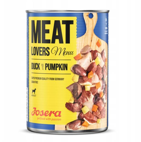 JOSERA Meatlovers menu Ente mit Kürbis 800g