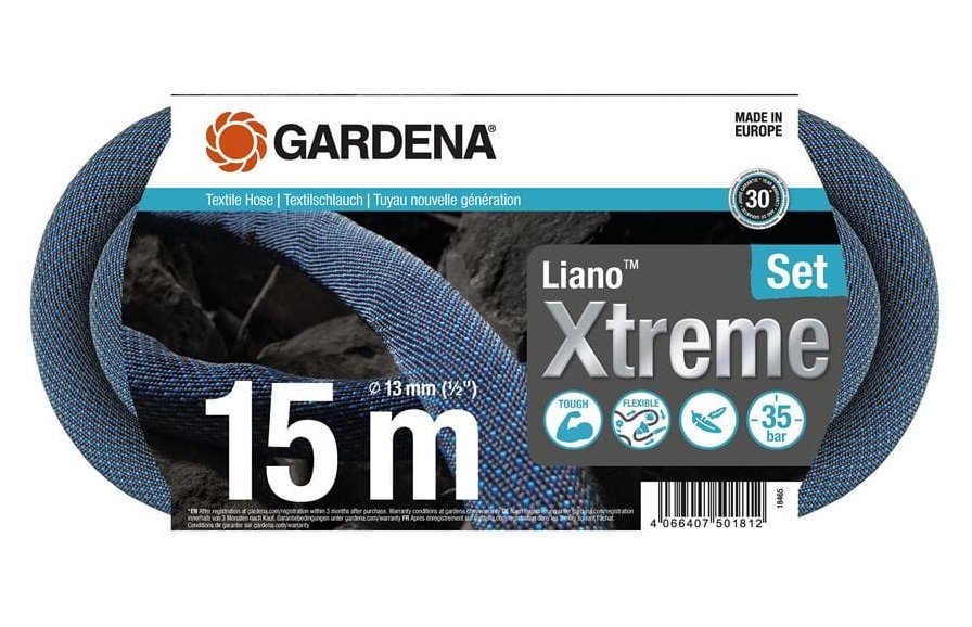 GARDENA Liano Xtreme 15 m Textilschlauchset