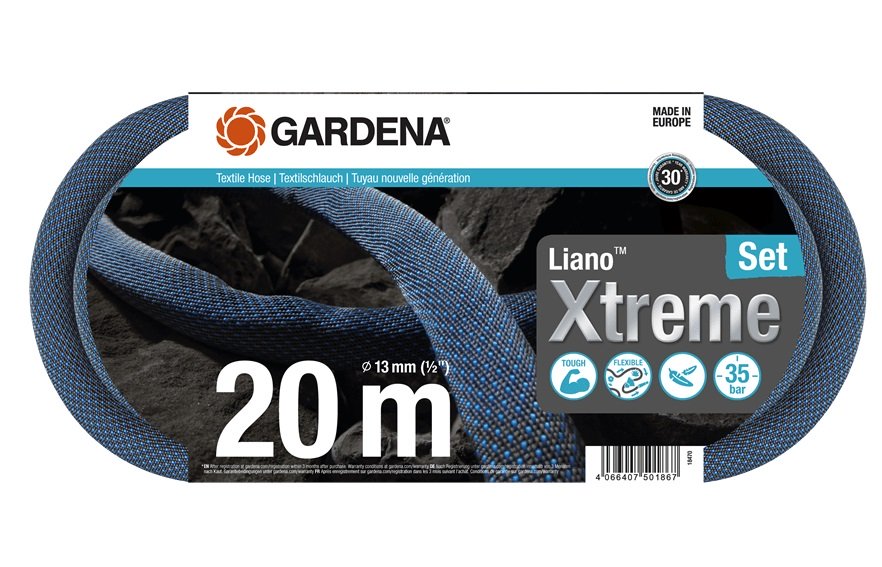 GARDENA Liano Xtreme Textilschlauch 20 m Satz