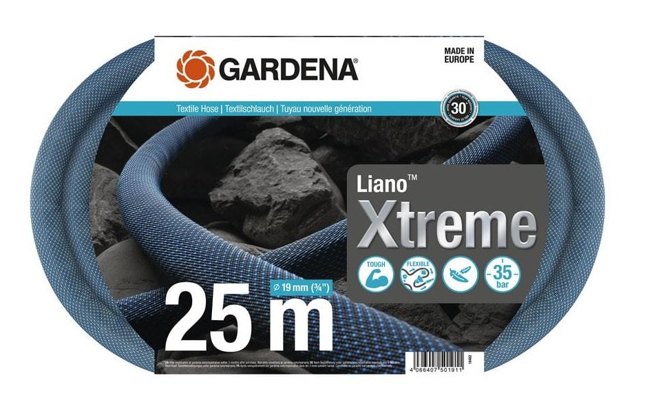 GARDENA Liano Xtreme Textilschlauch 25m 3/4"
