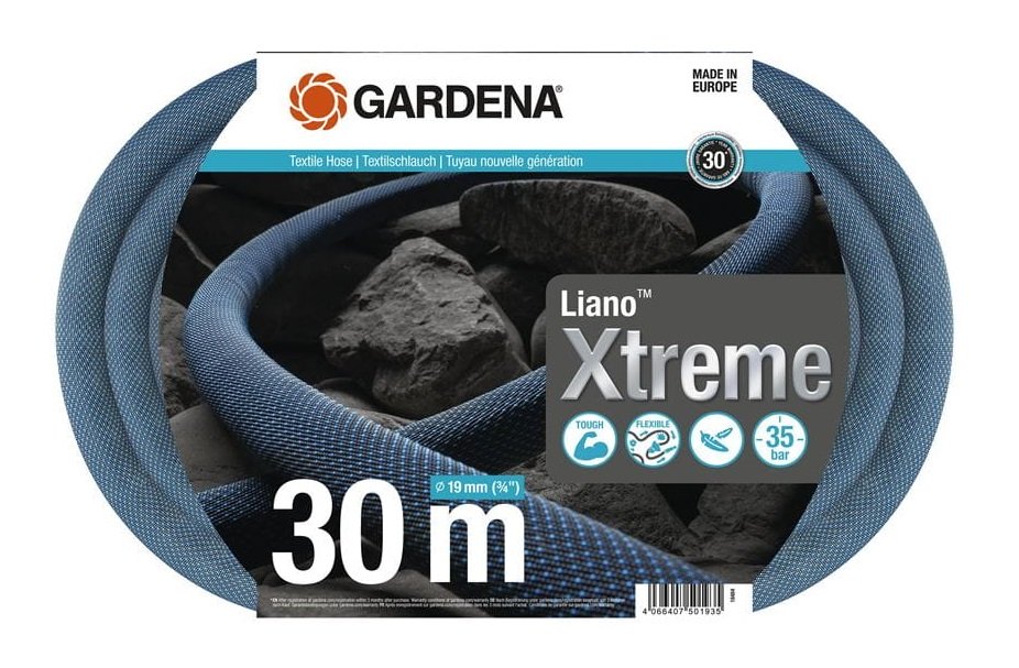GARDENA Liano™ Xtreme 30m 3/4" Textilschlauch